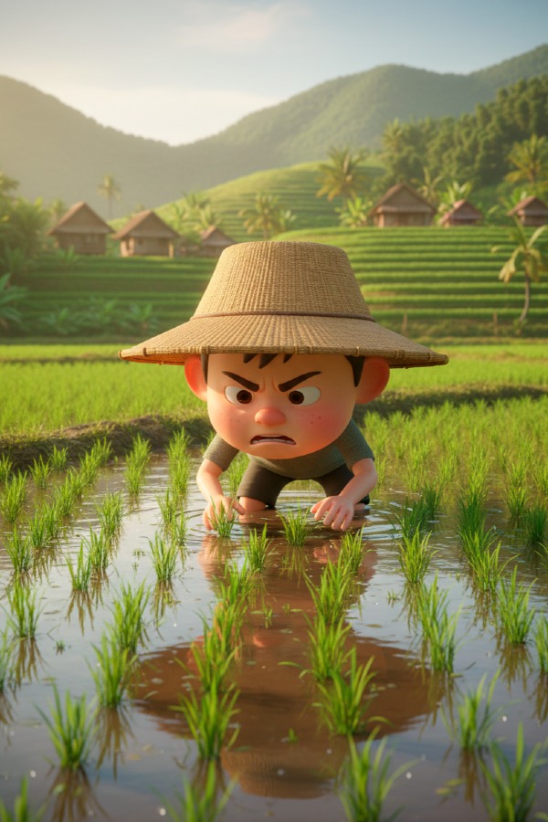 Как крестьянин тянул ростки