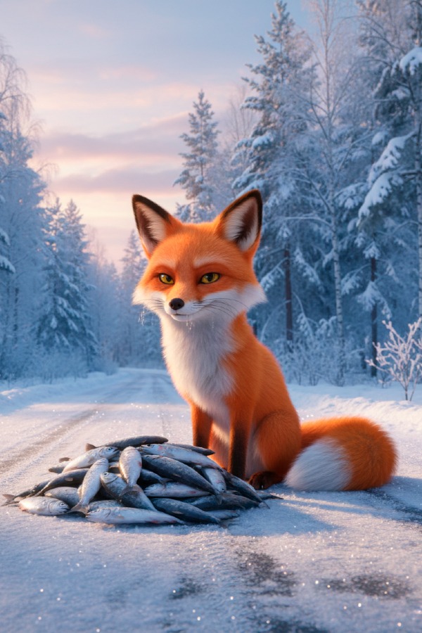 Лиса и Волк (Ловись рыбка)