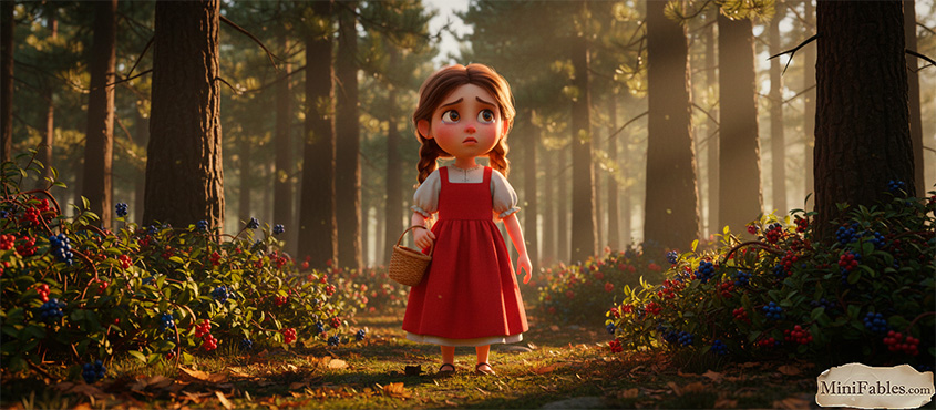 Иллюстрация к сказке Маша и Медведь