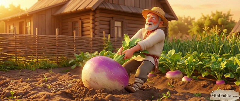 Иллюстрация к сказке Репка