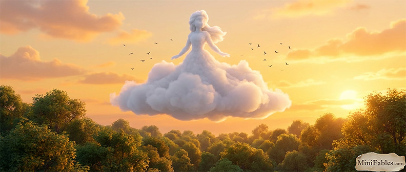 Иллюстрация к сказке Снегурочка